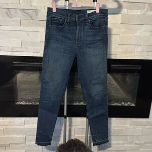 Rag & Bone size waist 29 inseam 27, worn once, high rise ankle skinny
